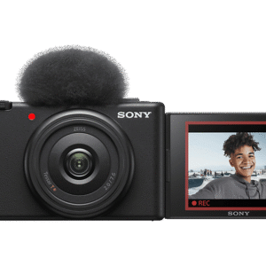 Cámara - Sony Vlog ZV-1F, Digital, Pantalla multiángulo, Vídeo 4K, Cámara lenta, Micro, Funciones Vlog, Wifi, Bluetooth, Negra